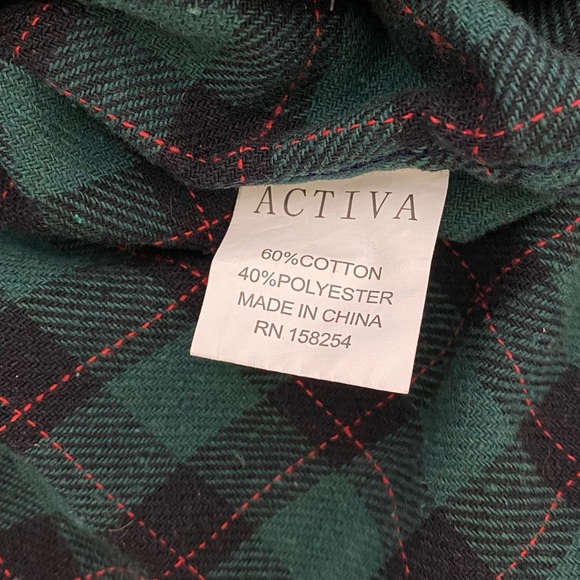 ACTIVA Sports Inc men’s long sleeve flannel - Picture 7 of 8